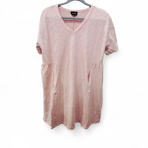 Heyson Peach V-Neck Midi Dress